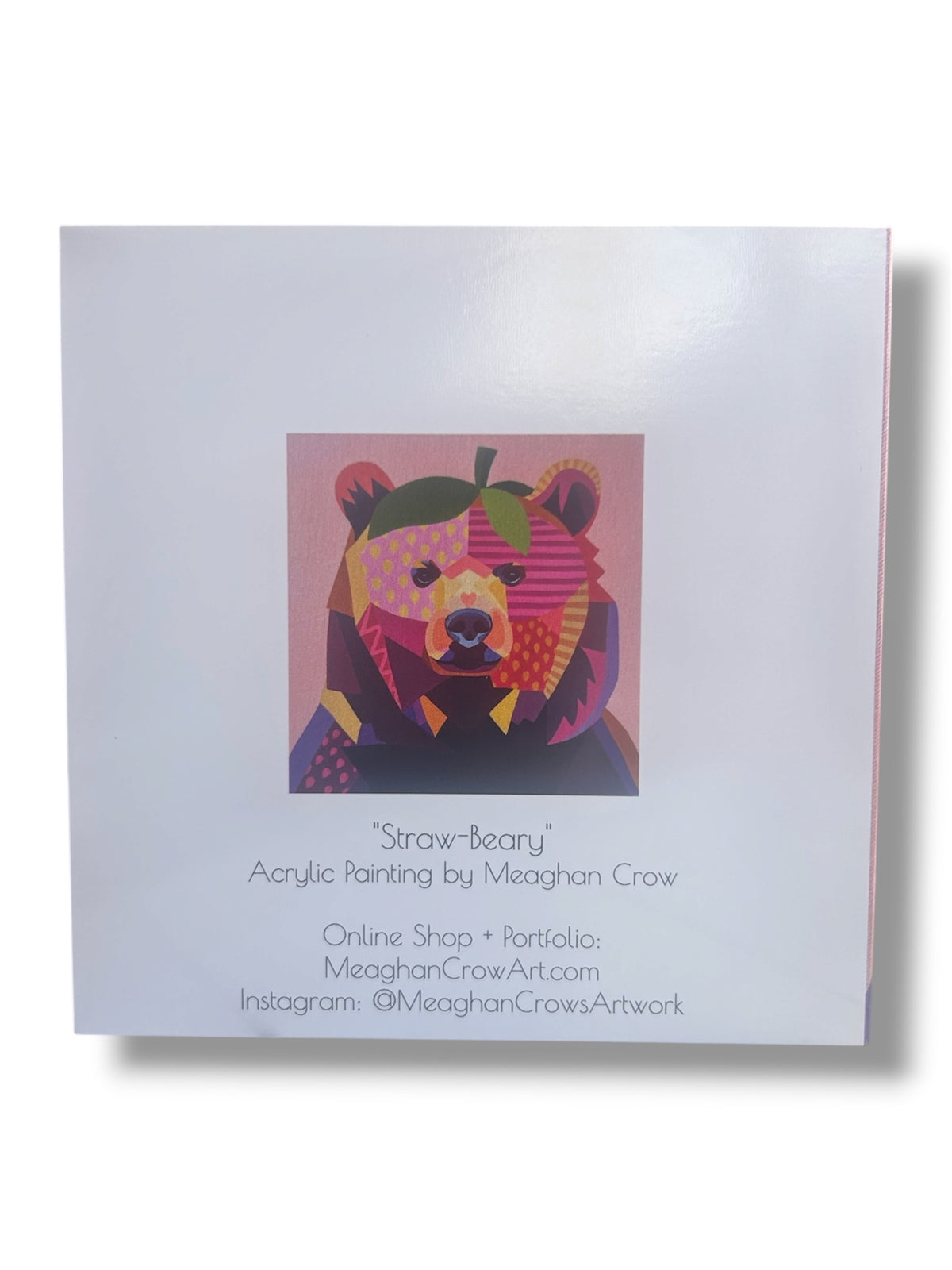 Strawberry-Bear Art Card