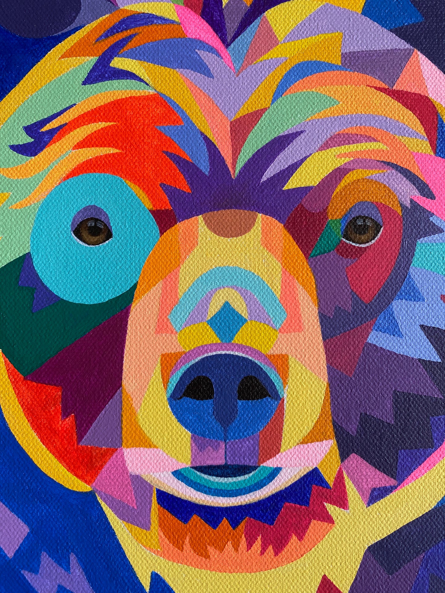 Sun Keeper of The Wild - Bear Painting