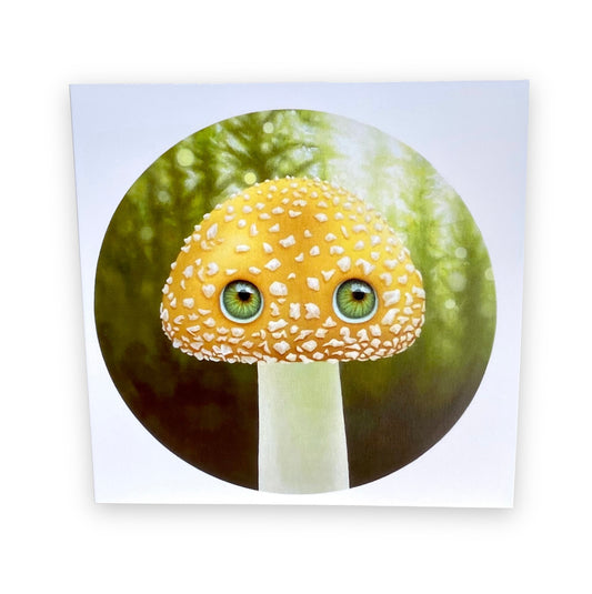 Fungi Mushroom Art Card