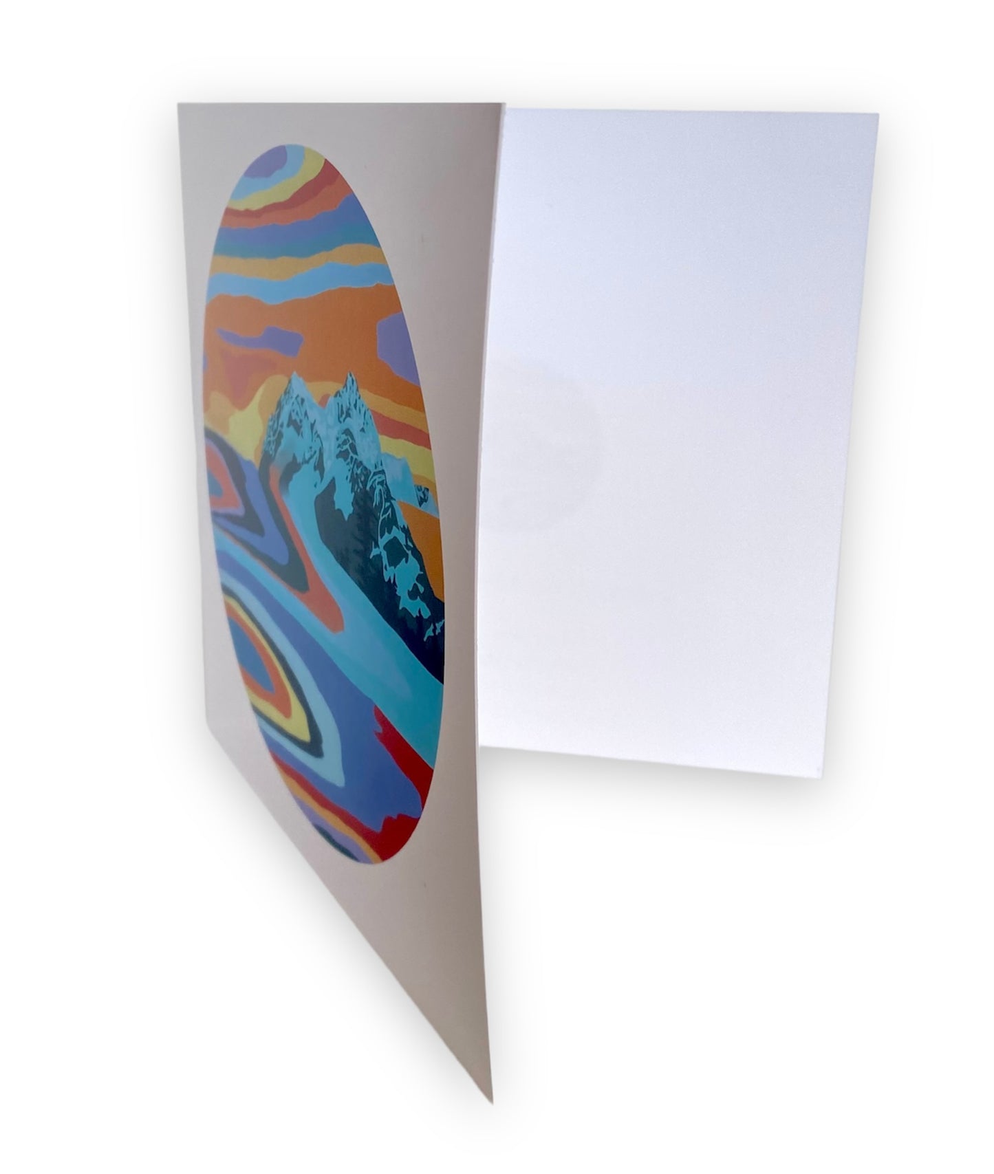 Mountain Painting Art Card
