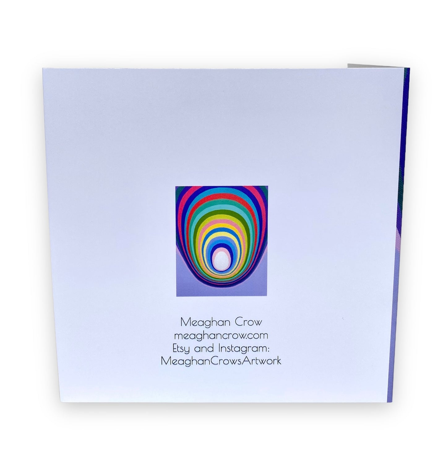 Rainbow Energy Aura Art Card