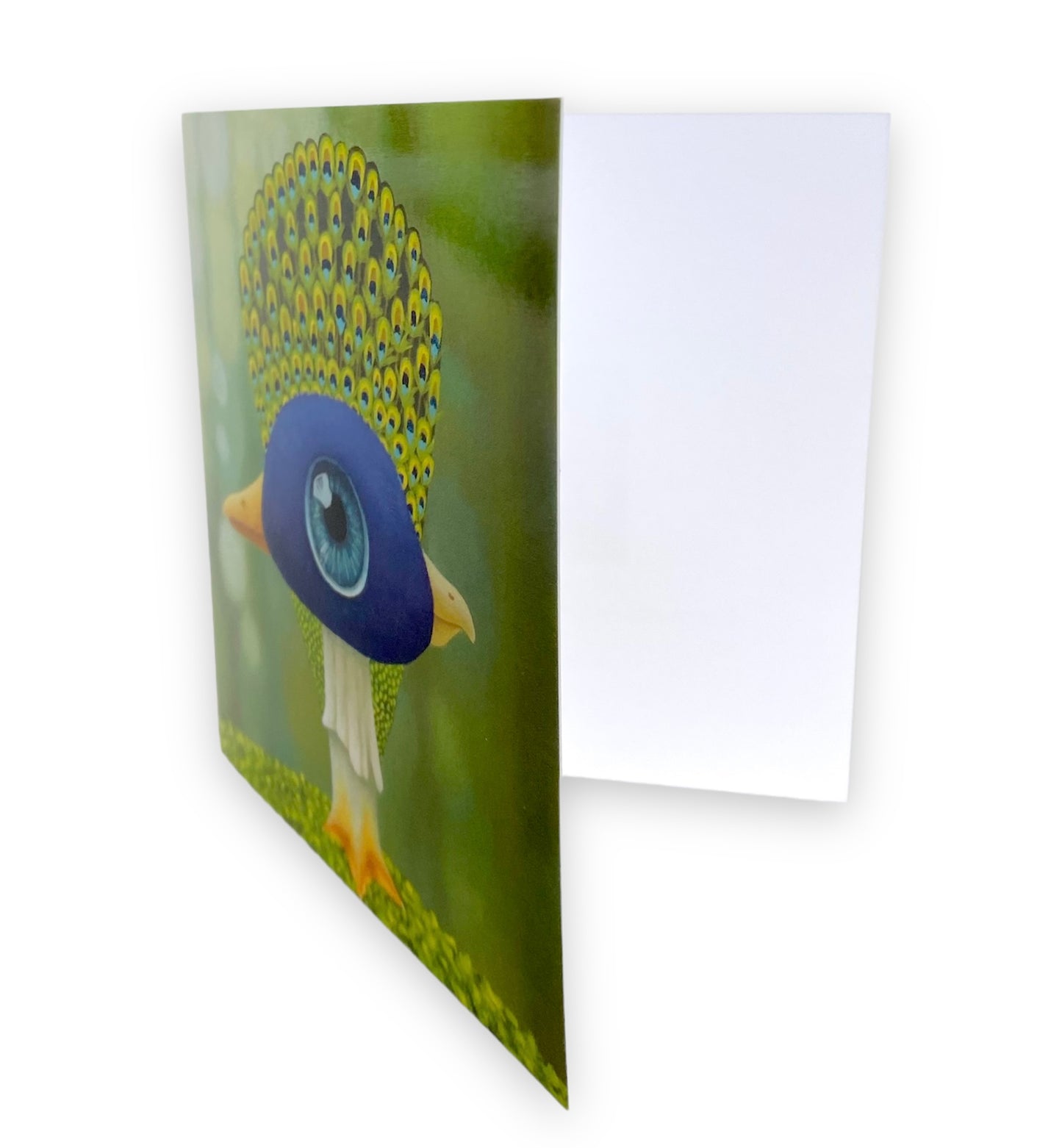 Creature Card- Peacock Mushroom Duck