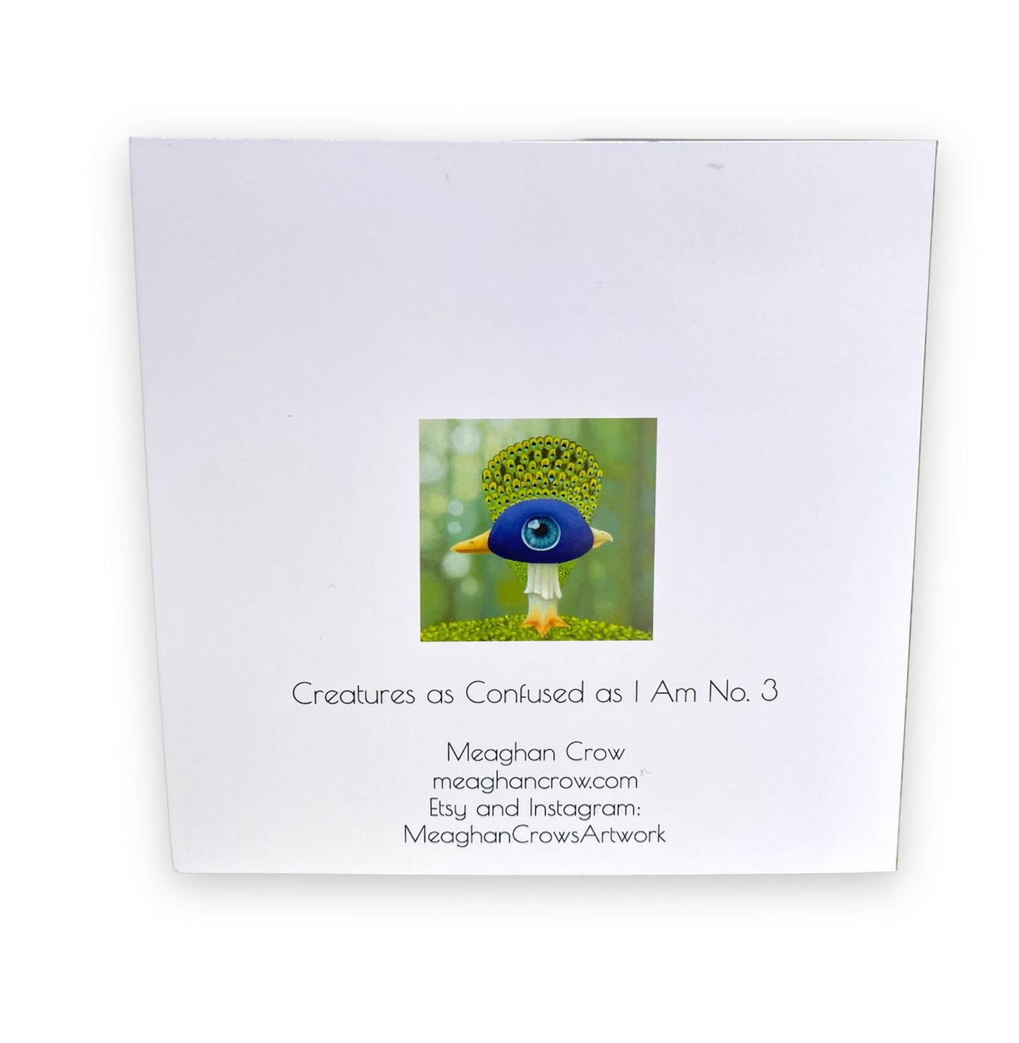 Carte de créature - Canard champignon paon