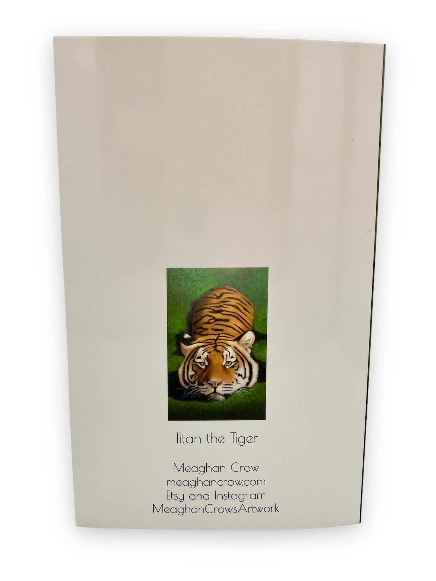 Tiger Art Card