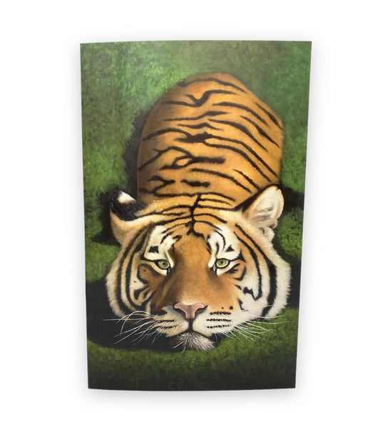 Tarjeta de arte del tigre