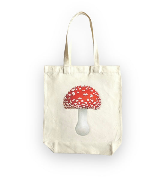 Red Mushroom Tote Bag