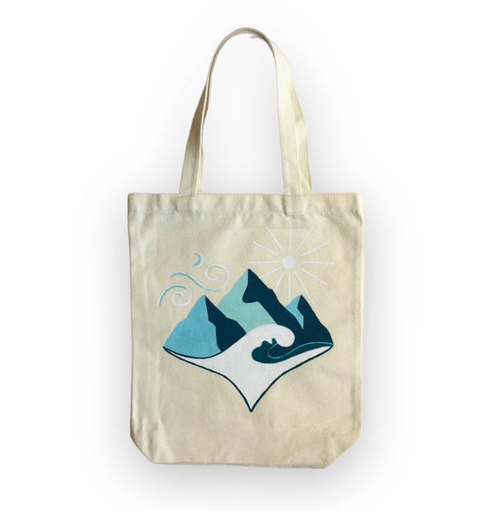 Mountain and Ocean Tote Bag